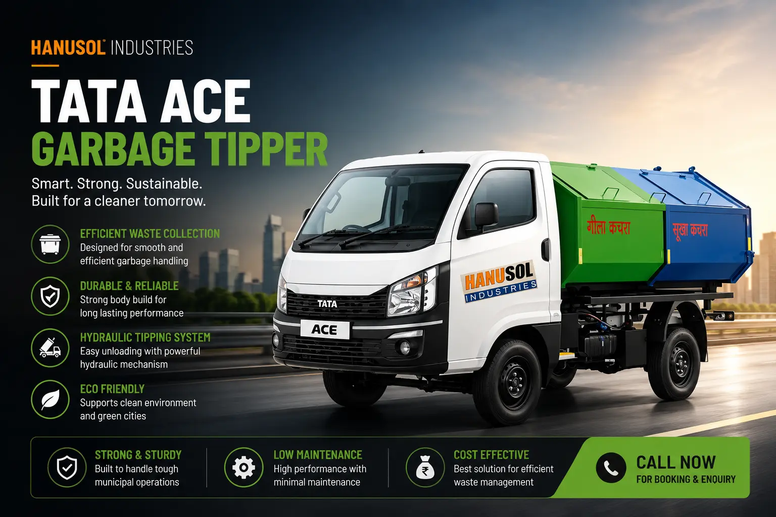 Hydraulic Refuse Garbage Compactor Truck Operating