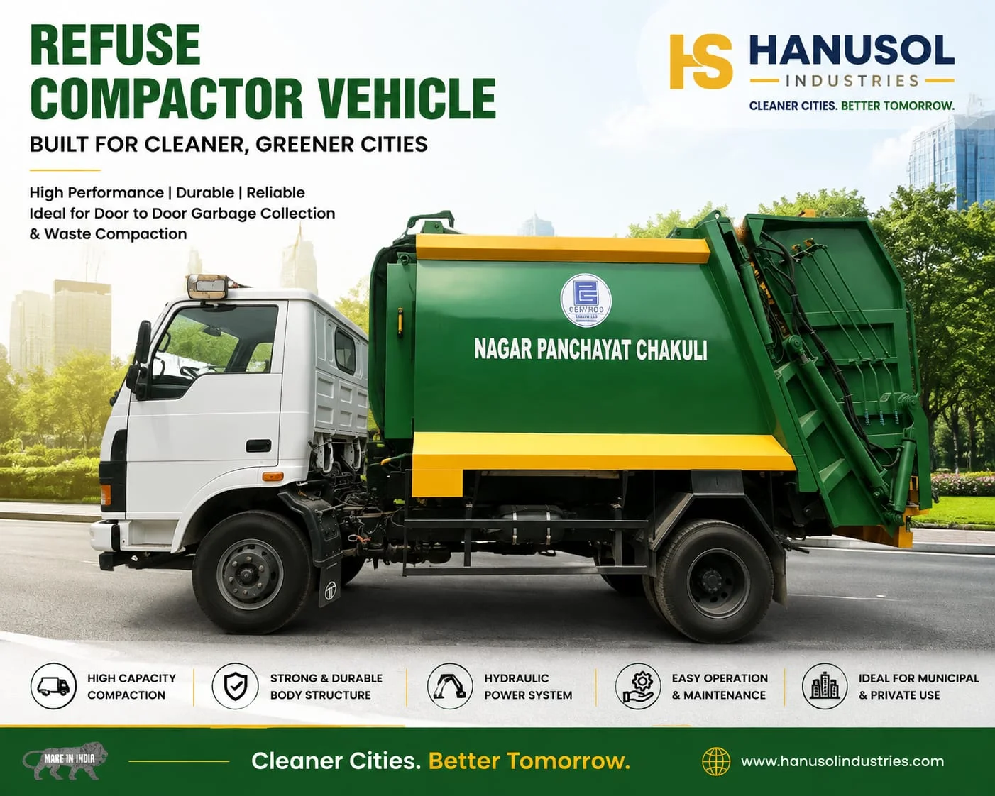 Hanusol Refuse Compactor Vehicle RCV